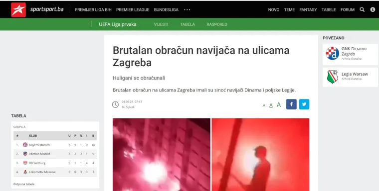 'Ratno stanje u Zagrebu. U nekoliko sekundi izbio je Armagedon. Bilo je jezivo - a uskoro bi mogli i u Beograd'