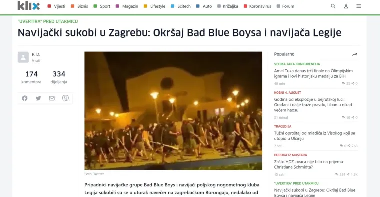 'Ratno stanje u Zagrebu. U nekoliko sekundi izbio je Armagedon. Bilo je jezivo - a uskoro bi mogli i u Beograd'