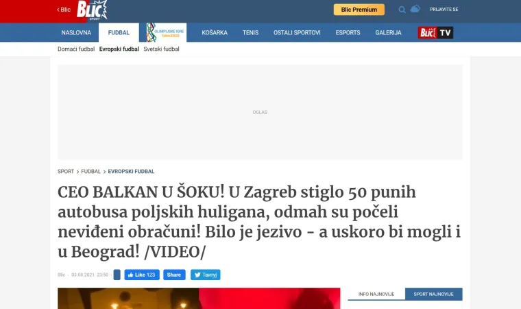 'Ratno stanje u Zagrebu. U nekoliko sekundi izbio je Armagedon. Bilo je jezivo - a uskoro bi mogli i u Beograd'