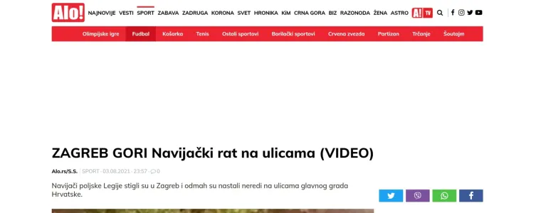 'Ratno stanje u Zagrebu. U nekoliko sekundi izbio je Armagedon. Bilo je jezivo - a uskoro bi mogli i u Beograd'