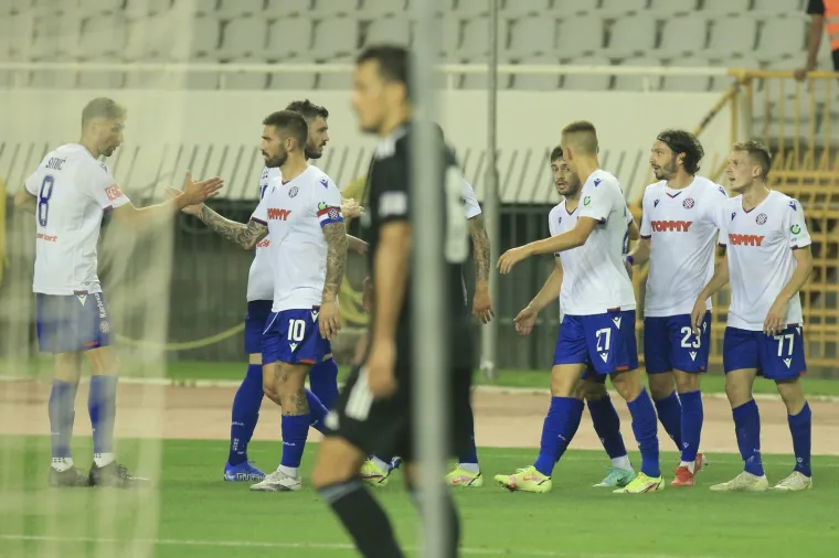 Nogometa&scaron;i Hajduka slave pogodak