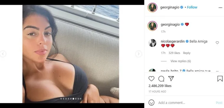 Ronaldova Georgina objavila seriju jako vrućih fotografija, fanovi 'podivljali'