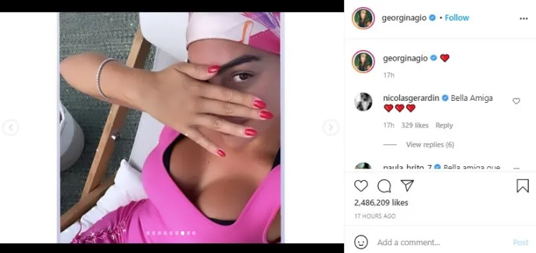 Ronaldova Georgina objavila seriju jako vrućih fotografija, fanovi 'podivljali'