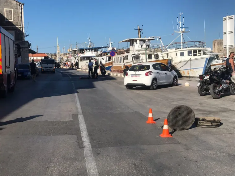 &Scaron;ahtovi letjeli po Trogiru