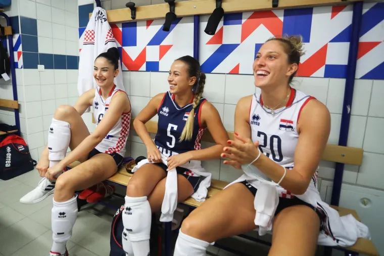 Ovako izgleda svlačionica hrvatskih odbojkašica uoči nove utakmice