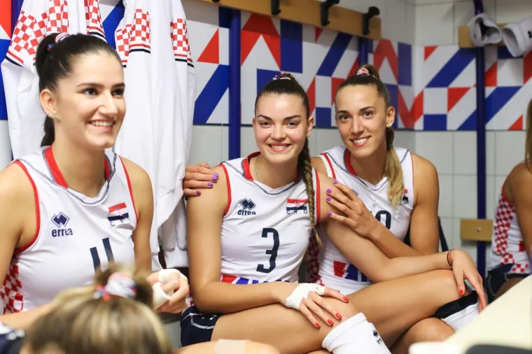 Ovako izgleda svlačionica hrvatskih odbojkašica uoči nove utakmice