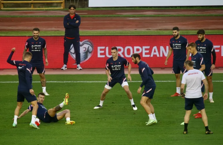 Hrvatska nogometna reprezentacija osjetila je poljudski travnjak: Pogledajte što su radili na treningu