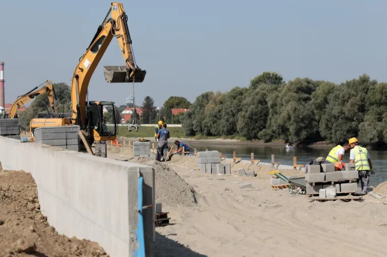 Spaja se osječki gornji i donji grad: Na veliko se gradi i uređenju &scaron;etnica na desnoj obali Drave