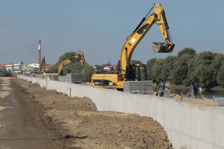 Spaja se osječki gornji i donji grad: Na veliko se gradi i uređenju &scaron;etnica na desnoj obali Drave
