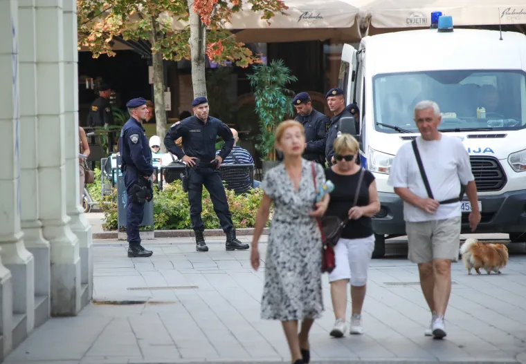 Zagreb: Jako policijsko osiguranje u centru grada uoči utakmice Dinama i West Hama