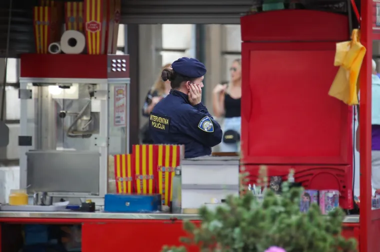 Zagreb: Jako policijsko osiguranje u centru grada uoči utakmice Dinama i West Hama
