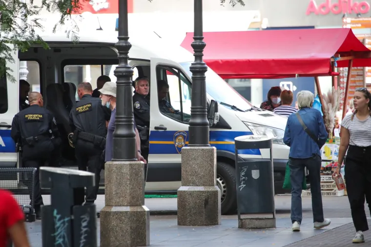 Zagreb: Jako policijsko osiguranje u centru grada uoči utakmice Dinama i West Hama