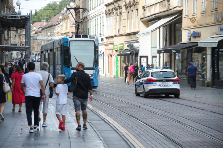 Zagreb: Jako policijsko osiguranje u centru grada uoči utakmice Dinama i West Hama