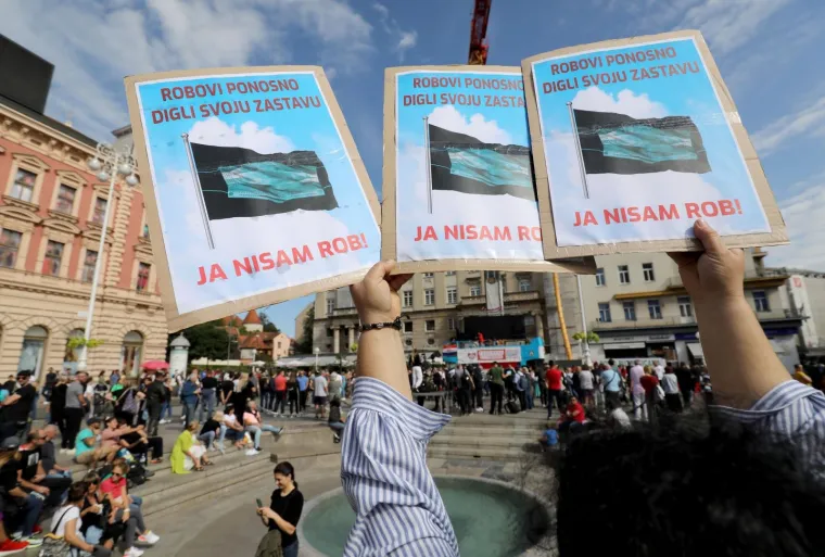 Pogledajte sve poruke s Festivala slobode: 'Cijepi si mamu'; 'Sloboda izbora za sve i svima'