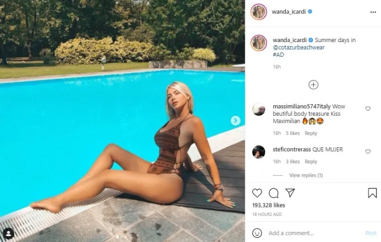 Wanda ponovno provocira, izbacila je grudi i podigla temperaturu do usijanja