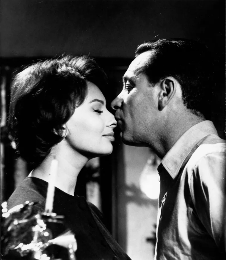Sophia Loren na snimanju filma 1958.