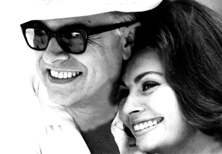 Sophia Loren sa svojim suprugom Carlom Pontijem, 1962.