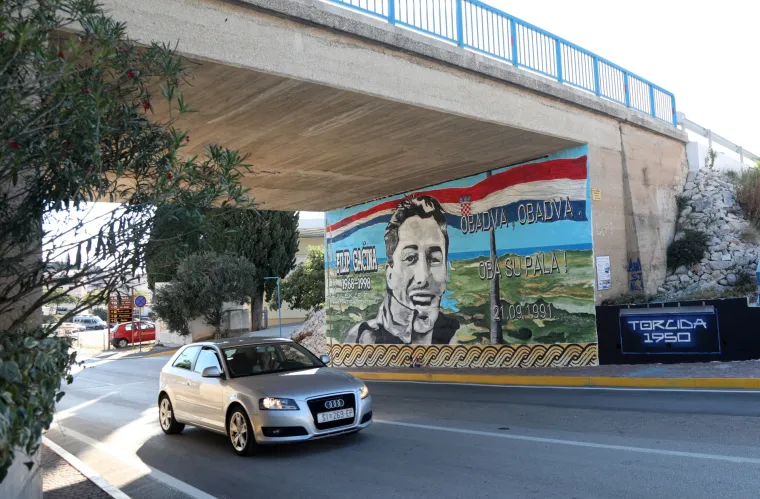 U Primo&scaron;tenu napravljen povijesni mural 'Obadva, obadva, oba su pala!'