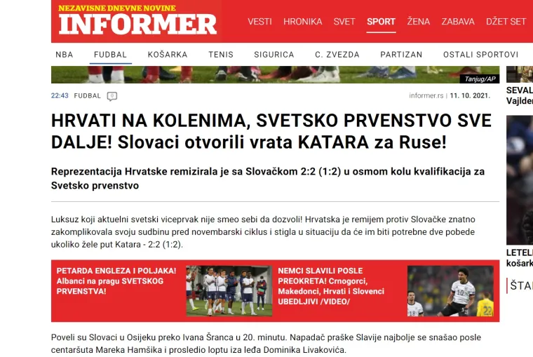 Regija bruji o remiju Vatrenih u Gradskom vrtu, svi redom ističu jednu stvar: 'Slovaci, suci i Rusi utišali Osijek'