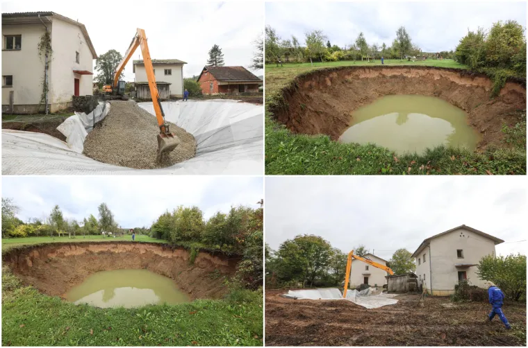 Na Banovini je počela sanacija vrtača: Radovi će trajati 30-tak dana, a ko&scaron;tat će 350 tisuća kuna