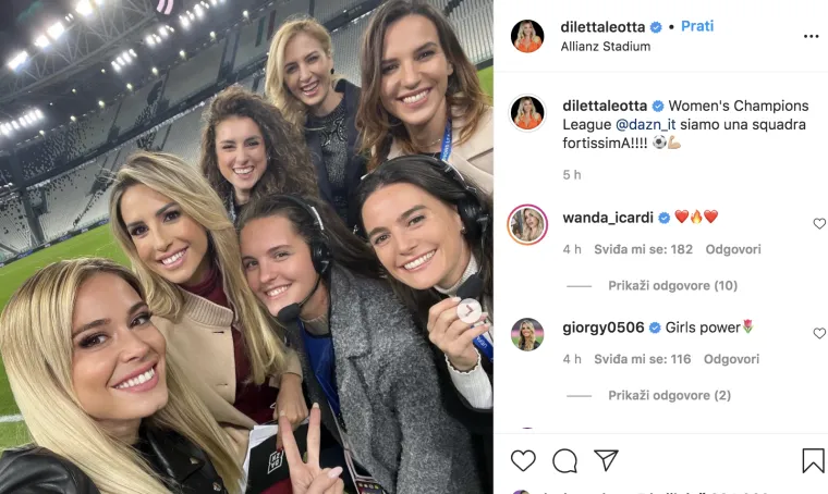 Atraktivna Diletta objavila fotografiju koja ni Wandu Icardi nije ostavila ravnodu&scaron;nom