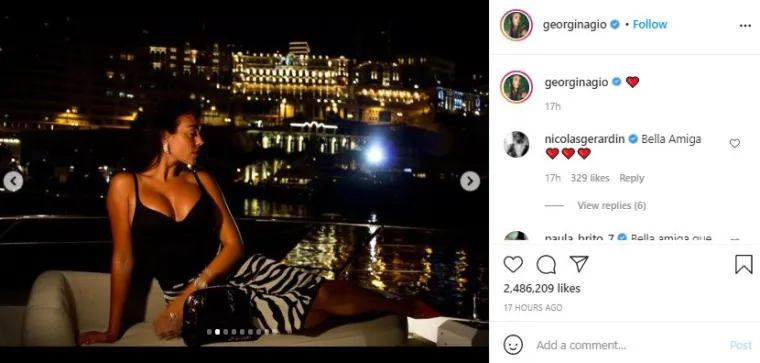 Ronaldov poklon ostavio Georginu bez teksta