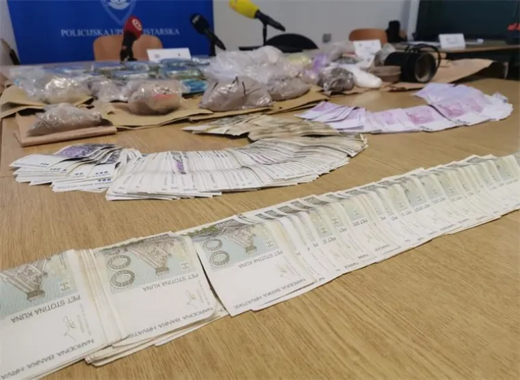 Skoro 20 kg heroina i skoro 2 kg amfetamina, milijun kuna sve to zaplijenili su grupi dilera koju su totalno razbili