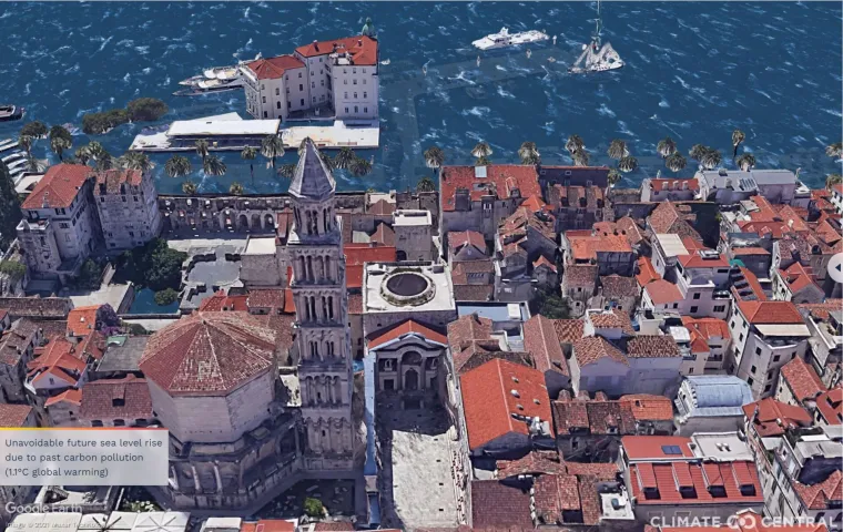 Ako bismo istog trena prestali s emisijom svih stakleničkih plinova, globalna temperatura bi se i dalje podigla za 1,1 stupanj Celzijev zbog prošlog zagađenja. Pod vodom je &apos;samo&apos; riva.  
