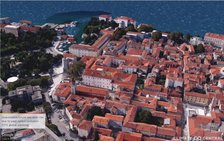 Zadar s 1.1 stupanj toplijom klimom