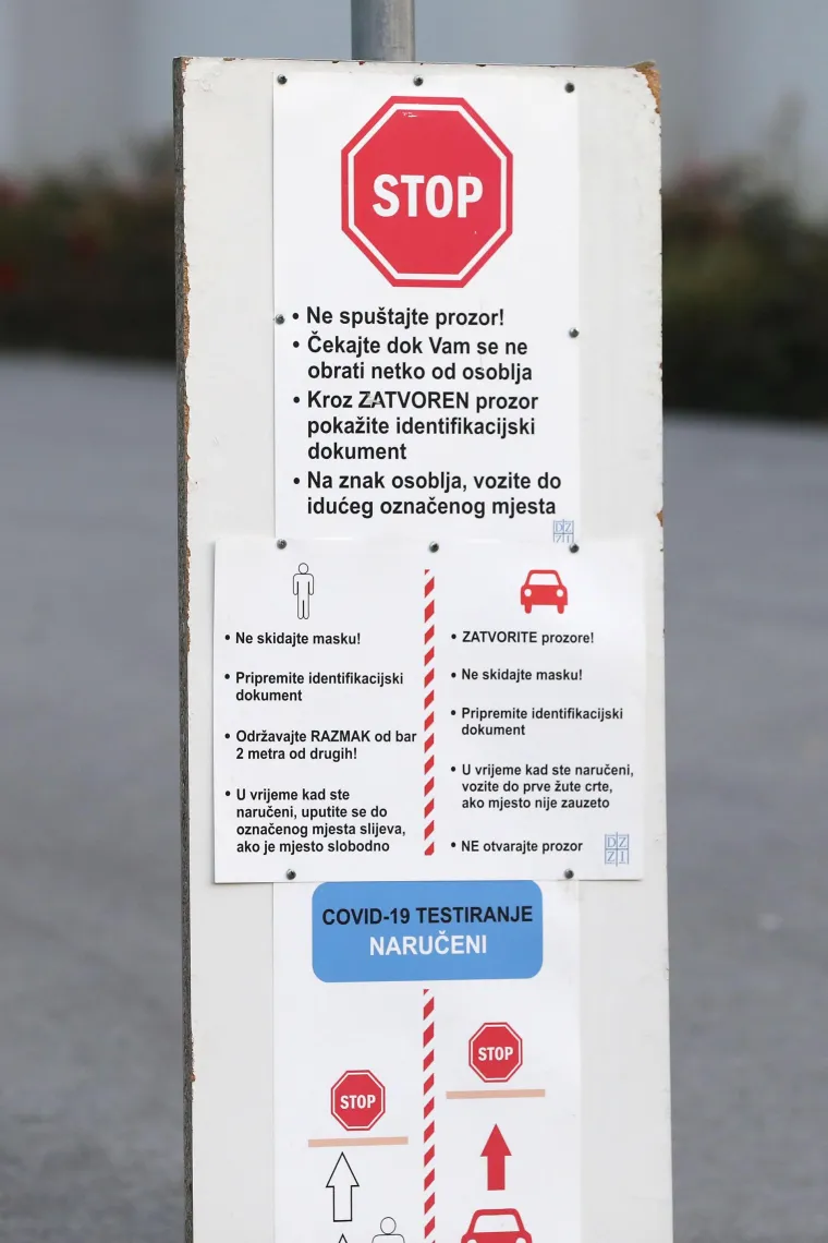 Redovi za testiranje na covid-19 u zagrebačkim Domovima zdravlja