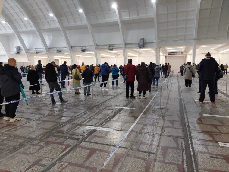 Velike gužve za cijepljenje na zagebačkom Velesajmu: Porastao je interes građana za cijepljenje