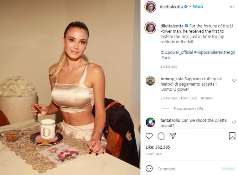 Diletta pokazala kako izgleda ujutro, fotkala se u izazovnom izdanju i zaradila gomilu komplimenata