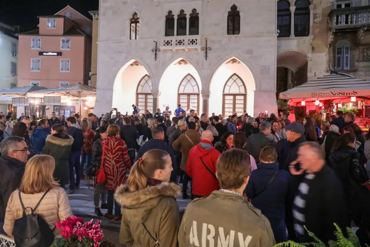 Prosvjednici u Splitu