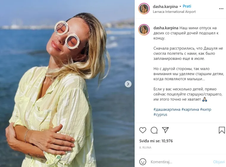 Supruga ruskog izbornika vrućom fotografijom raspalila maštu fanovima uoči okršaja s Vatrenima
