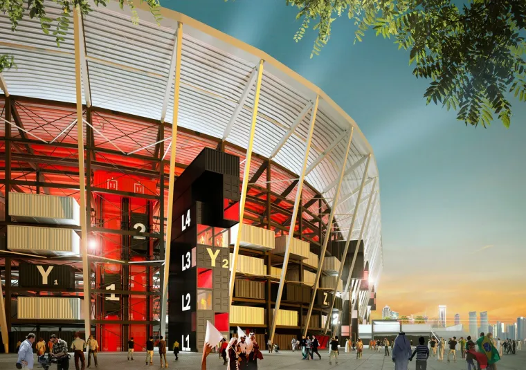 Stadion Ras Abu Aboud (kapacitet: 40 tisuća). Domaćin pet utakmica u skupinama i jednog susreta &scaron;esnaestine finala.