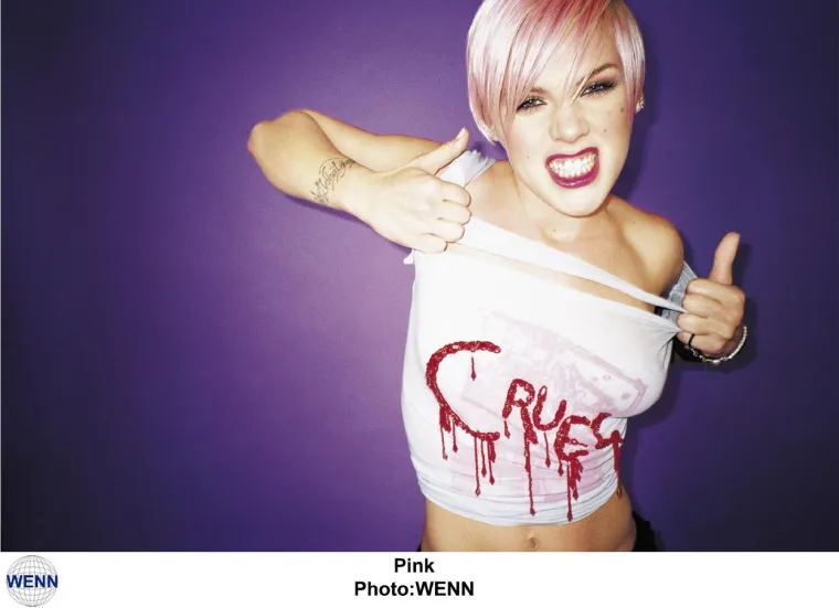 Pink u mladosti.