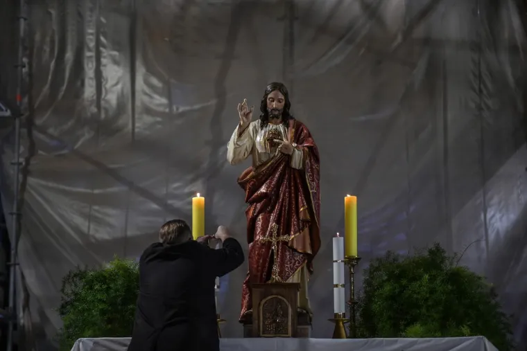 U bazilici Srca Isusova prvi puta nakon razornog potresa služena misa