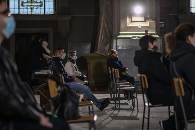 U bazilici Srca Isusova prvi puta nakon razornog potresa služena misa