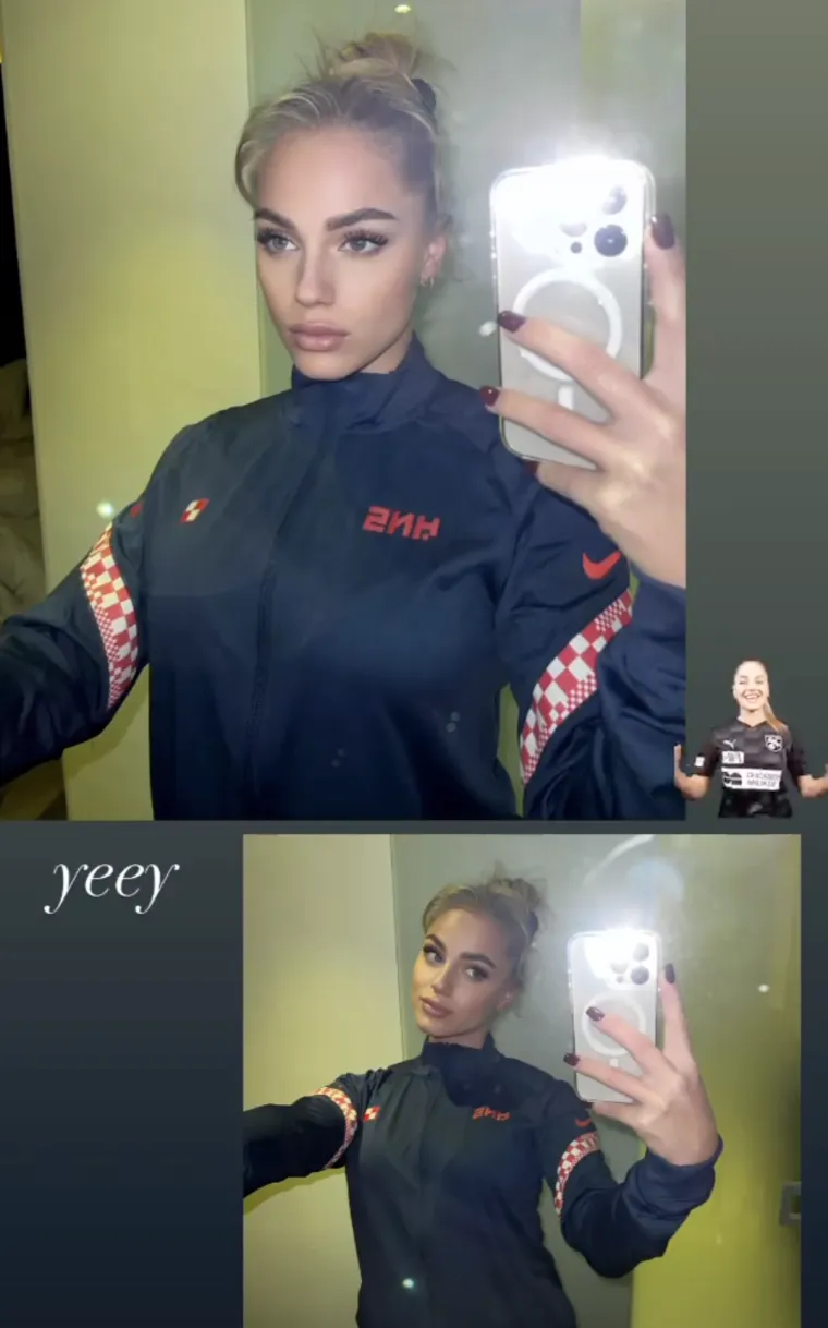 Atraktivna Ana Maria Marković zablistala u dresu Hrvatske, zanosnoj napadačici 'kockice' savr&scaron;eno stoje