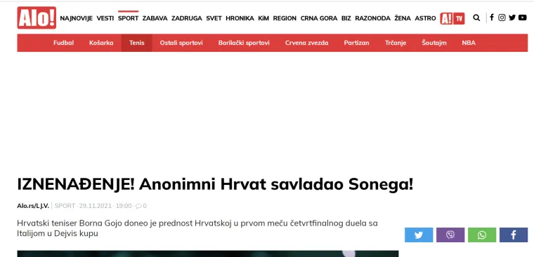 Srpski mediji o plasmanu Hrvatske u polufinale: 'Prvoklasna senzacija. Sprema se veliki spektakl u Madridu'