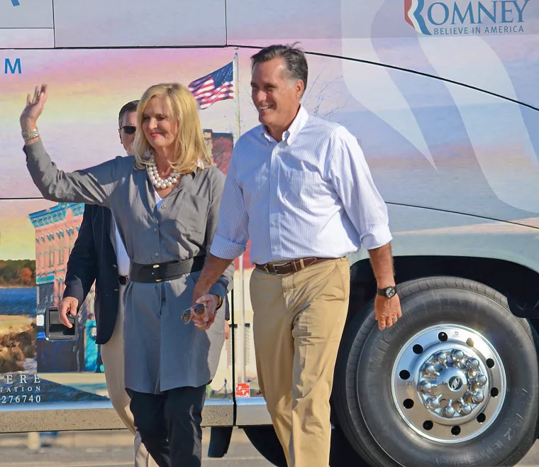 Ann Romney supruga je bivšeg predsjedničkog kandidata Mitta Romneyja. Otvoreno govori o svojoj bolesti, a u borbi s multiplom sklerozom puno joj pomaže jahanje.