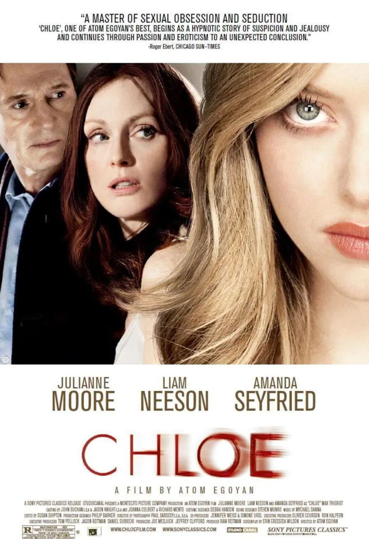 Kad uspješna liječnica Catherine počne sumnjati u vjernost svojeg supruga Davida, odluči sumnje odagnati uz pomoću privlačne mlade Chloe, koju je u filmu igrala upravo Seyfried. Catherine se ubrzo nađe u mreži seksualnih želja i na putu koji cijelu obitelj dovodi u veliku opasnost.