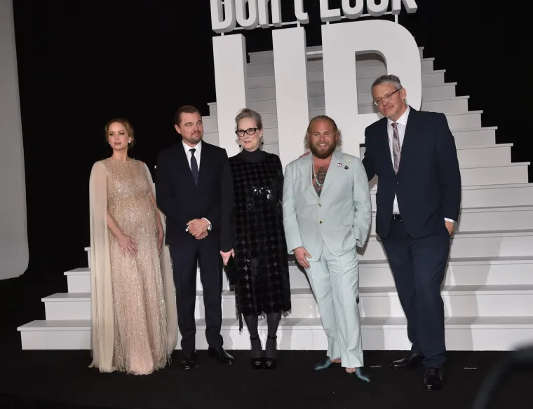 Jennifer Lawrence, Leonardo DiCaprio, Meryl Streep