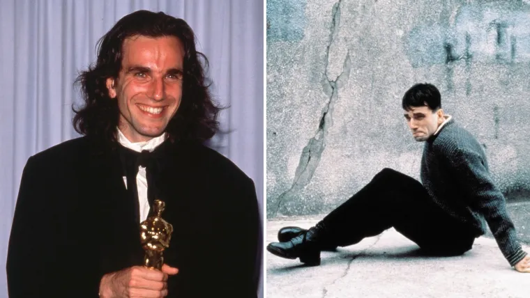 Daniel Day-Lewis je zvijezda biografske komedije-drame iz 1989. &quot;Moje lijevo stopalo&quot; i utjelovio je glavnog lika, Christy Browna, irskog pisca s cerebralnom paralizom koji je mogao koristiti samo lijevo stopalo pa je morao sam naučiti pisati i crtati s njim. Kako bi prikaz bio uvjerljiviji, glumac je ušao u lik čim je stigao na snimanje. Tražio je da ga u invalidskim kolicima voze po setu, a želio je da ga članovi osoblja žličare i dižu. Ova predanost zahtijevala je neke žrtve: Daniel Day-Lewis oštetio je dva rebra tijekom snimanja jer se pogrbio u invalidskim kolicima tijekom dugih tjedana dok se snimanje nastavilo. Glumac je također naučio slikati koristeći nož koji je držao između nožnih prstiju. Ti su se napori doista isplatili jer je osvojio Oscara za najboljeg glumca.