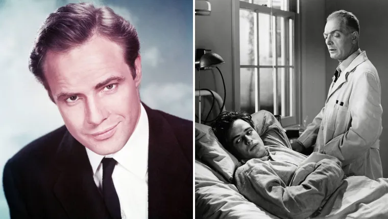 Marlon Brando debitirao je u filmu &quot;Ljudi&quot; iz 1950. godine u kojem je dobio glavnu ulogu bivšeg vojnika Kena Wiloceka koji se ozlijedio i ostao paraliziran pa je ostao vezan za invalidska kolica. Kako bi se pripremio za ulogu, Brando je proveo mjesec dana u vojnoj bolnici Birmingham u Van Nuysu u Los Angelesu živeći s paraplegičarima kako bi se pripremio za glumu ozlijeđenog vojnika.