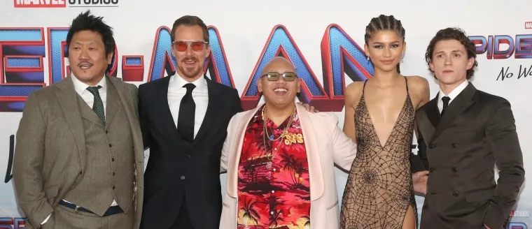 Benedict Wong, Benedict Cumberbatch, Jacob Batalon, Zendaya, Tom Holland