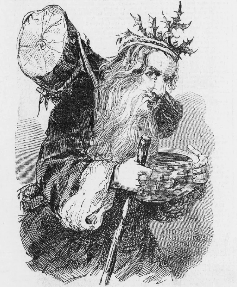 4. Father Christmas: Ako se na ičemu temelji ime Djeda Božićnjaka to je engleski Father Christmas. Lik koji je Britancima personifikacija Božića široko je rasprostranjen tek od viktorijanskog doba, no prvi su ga koristili još rojalisti u engleskom građanskom ratu. Puritanci su u 17. st. zabranili Božić kao blagdan koji je neutemeljen u Bibliji i slave ga samo papisti, a smrtni grijeh zbog kojeg je Božić morao nestati bili su neumjerenost u jelu i piću, a ponekad i bludu koji su pratili Božić. Zato su rojalisti uzeli lik Father Chrismasa, veseljaka rumenih obraza i nosa (ne nužno od hladnoće) kako bi simbolizirao „dobra stara vremena“. Ni on nije nosio prepoznatljivo crveno odijelo, nije imao baš nikakve veze s darivanjem djece, a u prikazima je prepoznatljiv po cjepanici, badnju, kojeg tegli na leđima i kruni od lovora, božikovine ili neke druge biljke.  Globalizacijom i ovaj lik (tadašnjim rječnikom veseljak, a današnjim visokofunkcionalan alkoholičar), utopio se kao tek jedno od imena za Djedicu, slično kao i finski Joulupukki (originalno jarac).