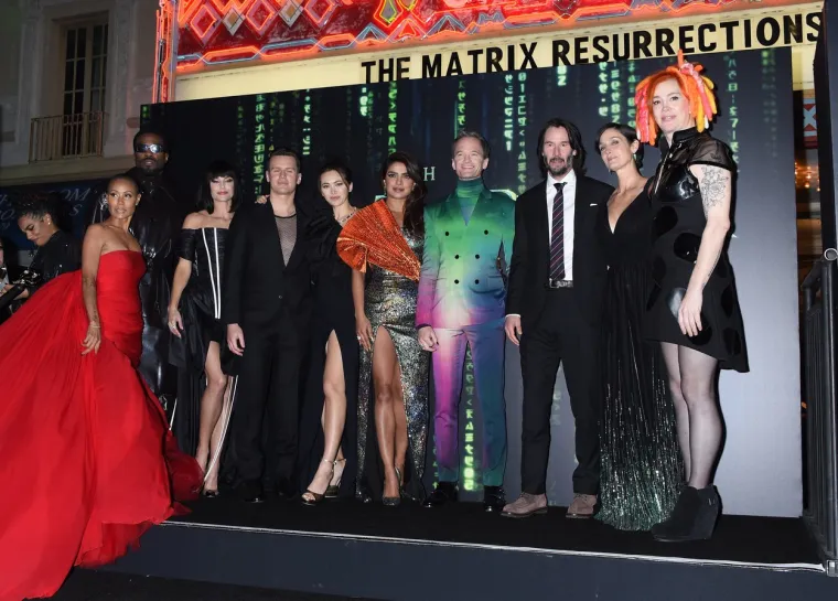 Jada Pinkett Smith, Priyanka Chopra, Neil Patrick Harris, Keanu Reeves,Carrie-Anne Moss,Lana Wachowski