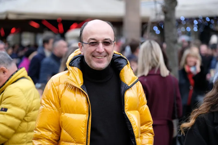 Kre&scaron;imir Macan pozirao na zagrebačkoj &scaron;pici.