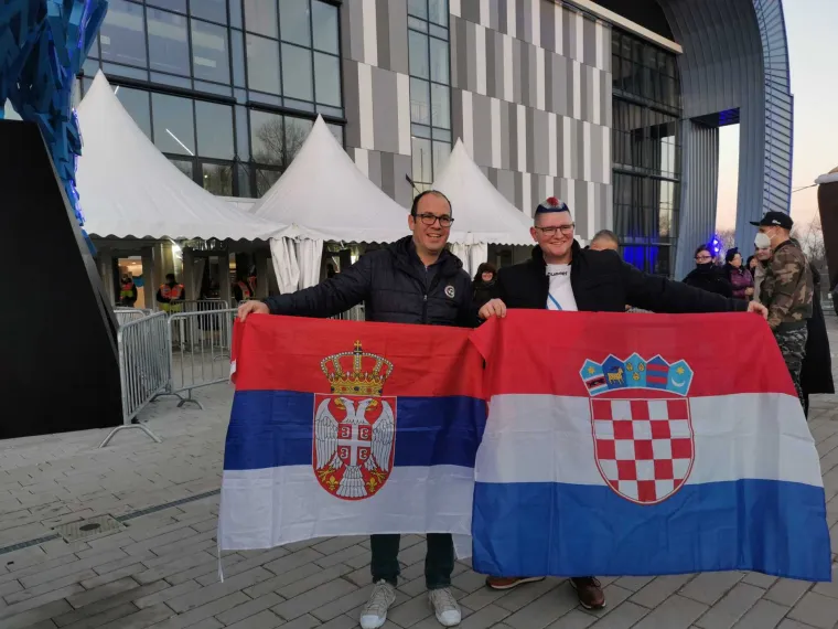 Hrvati i Srbi okupirali ulice Szegeda: Pogledajte kako je to izgledalo prije utakmice